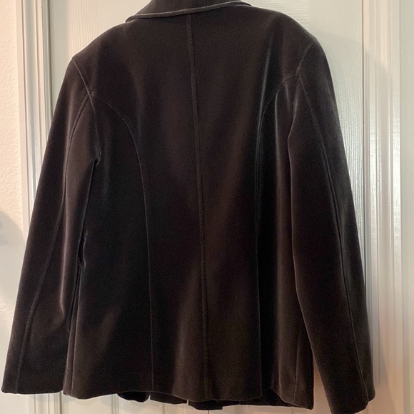GALLERY Women Velvet Jacket Size 10 - Picture 2 of 3